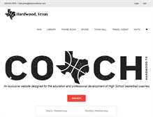 Tablet Screenshot of hardwoodtexas.com